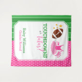 タッチダウンかチュチュ 性別発表パーティー 背景 タペストリー (正面(横))