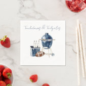 タッチダウンとテールゲート スタンダードカクテルナプキン (インサイチュ)