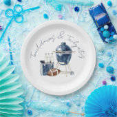 タッチダウンとテールゲート ペーパープレート (パーティー)