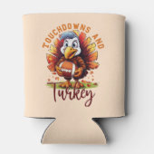 タッチダウンとトルコの感謝祭 缶クーラー (裏面)