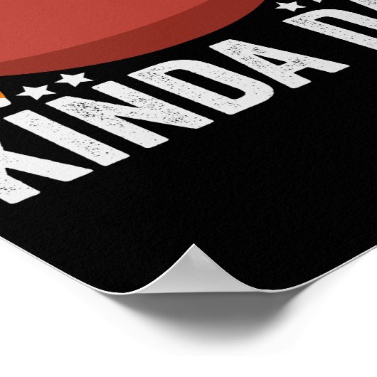 タッチダウンのキンダデイおもしろいファンタジー ポスター (角)