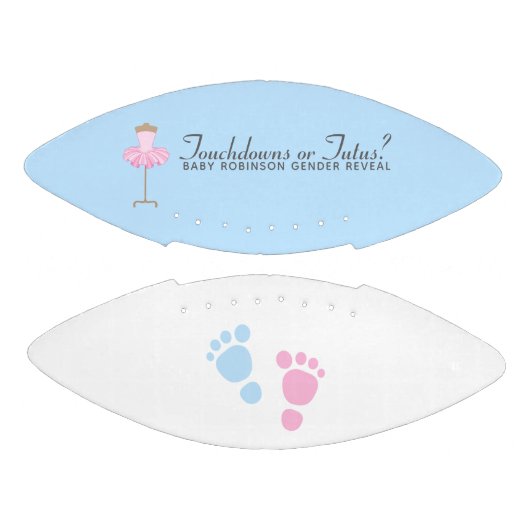 タッチダウンまたはチュータスの性別表示パーティー アメリカンフットボール (パネル)