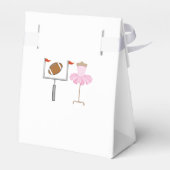 タッチダウンまたはTutusジェンダーの表示パーティー フェイバーボックス (裏面サイド)