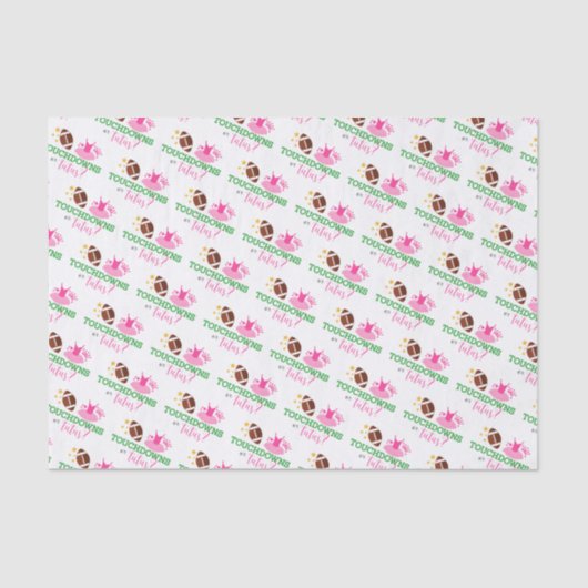 タッチダウンまたはTutusジェンダーの表示パーティー 薄葉紙 (正面)