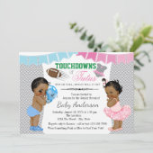 タッチダウンまたはTutusジェンダーの表示招待状 招待状 (スタンド正面)