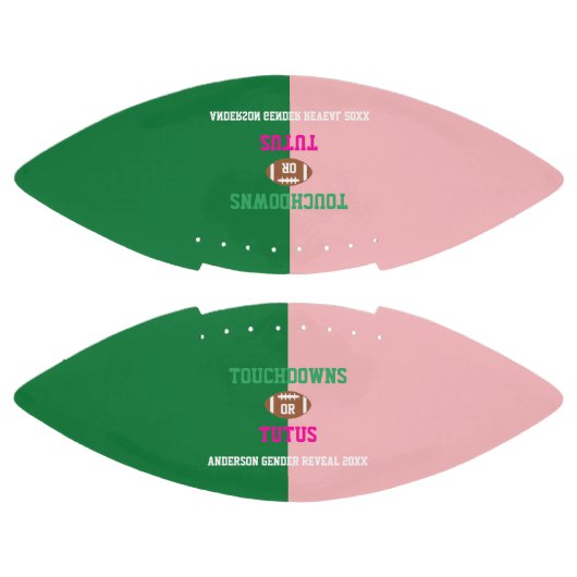 タッチダウンまたはTutusジェンダーの表示 アメリカンフットボール (パネル)