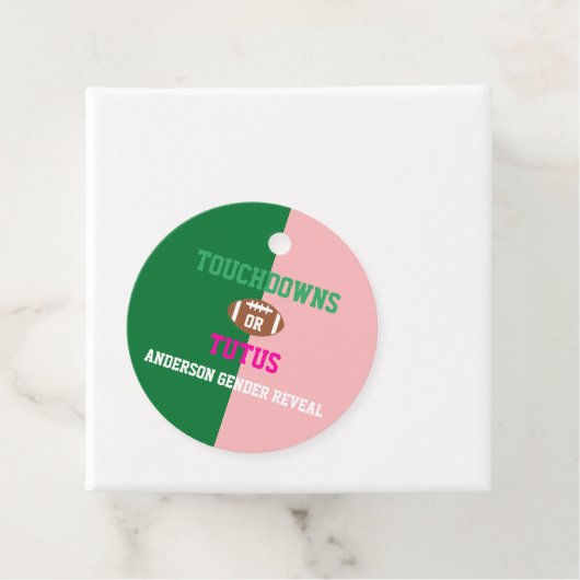 タッチダウンまたはTutusジェンダーの表示 フェイバータグ (インサイチュ)