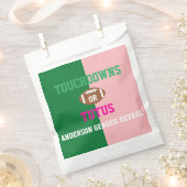 タッチダウンまたはTutusジェンダーの表示 フェイバーバッグ (クリップ留めされた状態)