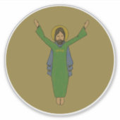 タッチダウンイエスヴィンテージ動揺して金ゴールド シール (正面)