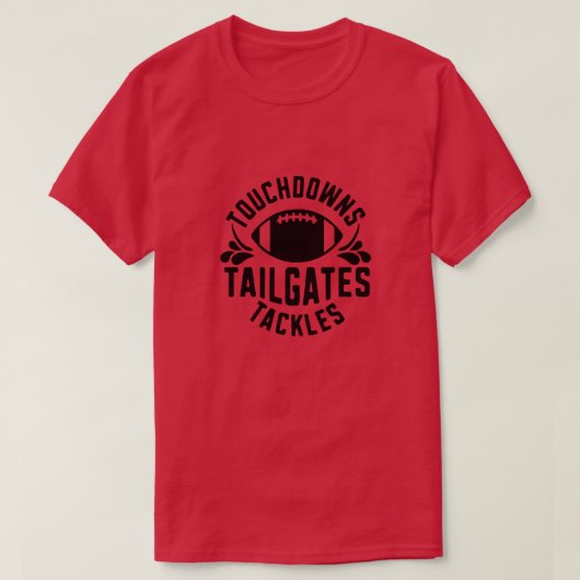 タッチダウンテールゲートタックル01 Tシャツ (デザイン正面)