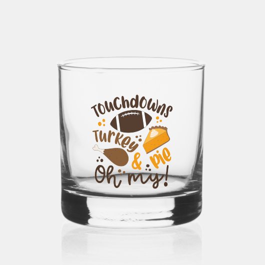 タッチダウントルコ&パイ | おお ウイスキーグラス (正面)