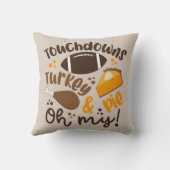 タッチダウントルコ&パイ | おお クッション (裏面)