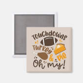 タッチダウントルコ&パイ | おお マグネット (正面/裏面)