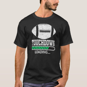 タッチダウンローディングアメリカンフットボール選手2 Tシャツ