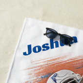 タッチダウン勝利 ビーチタオル (インサイチュ)