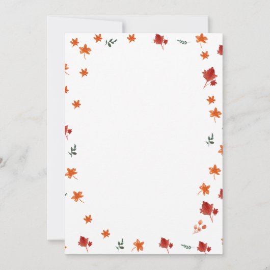 タッチダウン小さな足指サッカーカップル赤ちゃんシャワー 招待状 (裏面)