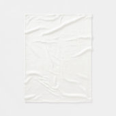 タッチダウン用のゴールラインの交差 フリースブランケット (裏面)