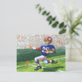 タッチダウン用のゴールラインの交差 ポストカード (スタンド正面)