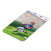 タッチダウン用のゴールラインの交差 マグネット (左側)