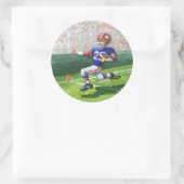 タッチダウン用のゴールラインの交差 ラウンドシール (バッグ)