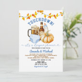 タッチダウン！おむつシャワーパンプキンビール フォール 招待状 (スタンド正面)