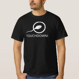タッチダウン – おもしろいサッカー野球スポーツ Tシャツ