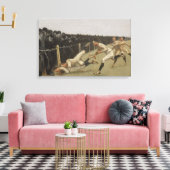 タッチダウン、エール対プリンストン、感謝祭の日、 キャンバスプリント (インサイチュ (リビング))