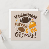 タッチダウン・ターキー・パイ | オーマイ カード (正面/裏面インサイチュ)