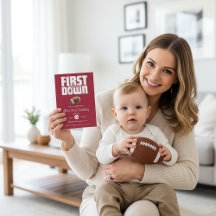 タッチダウン ファースト バースデー サッカー 招待状