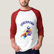 タッチダウン ベーシック3/4袖ラグランTシャツ