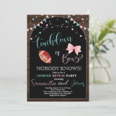 タッチダウンorボウズ　性別お披露目パーティー 招待状 (スタンド正面)