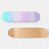 タッチユニコーンガールズウォーターカラー抽象芸術#1 スケートボード (横)