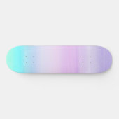 タッチユニコーンガールズウォーターカラー抽象芸術#1 スケートボード (横)