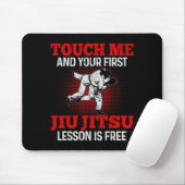 タッチ柔術の授業はおもしろい ブラジリアンBJJ マウスパッド (マウス)