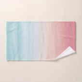 タッチ用水彩抽象芸術ビーチ夢1 バスタオルセット (ハンドタオル)