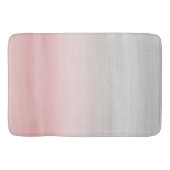 タッチ赤面グレーウォーター色抽象芸術#1 バスマット (正面)