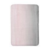 タッチ赤面グレー水彩抽象芸術#4 バスマット (正面縦)