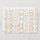 タッティ·フルッティ誕生日パーティーの招待2日目 招待状 (裏面)