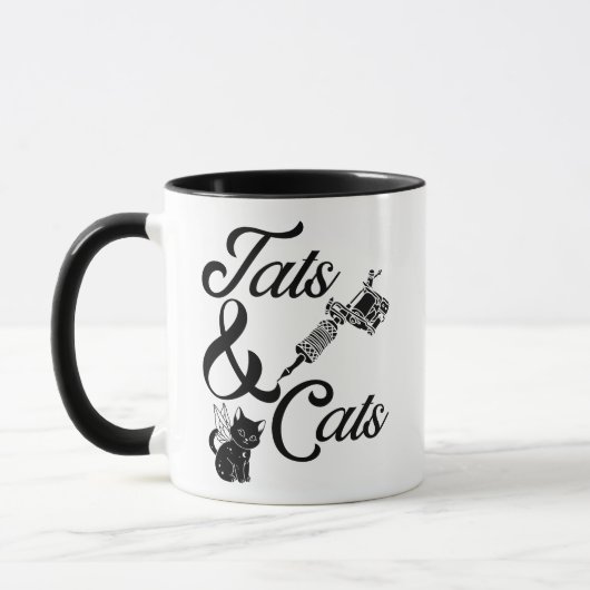 タットとネコ マグカップ (左)