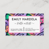 タットアーティスト 名刺 (裏面)