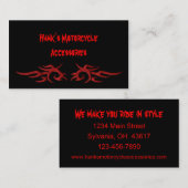 タットアーティスト 名刺 (正面/裏面)