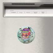 タットーアーバンミュエルテデイオブザデッドイラストレーション マグネット (インサイチュ (食洗機))