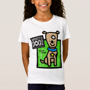 タッドのサケの幼魚-ヴィンテージの茶色犬 Tシャツ