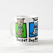 タッドのサケの幼魚- RDRのマグ コーヒーマグカップ (正面左)