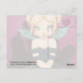 タッドバティ – こうもり妖精はがき ポストカード (裏面)