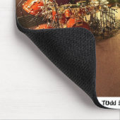 タッドSuchermanの"作業域"のドラム部屋のマウスパッド マウスパッド (コーナー)