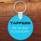 タッパーは、我々のハートへのビート キーホルダー (正面)