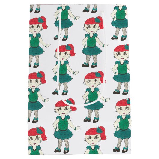 タッパータップダンサーダンス先生リサイタル ミディアムペーパーバッグ (裏面)