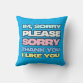 タップと長生き自己祈りの言葉 クッション (裏面)