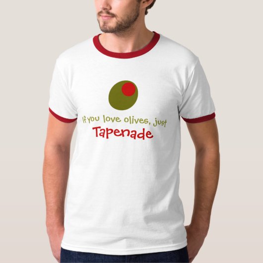 タップと頷き - 赤い呼び鈴シャツ Tシャツ (正面)